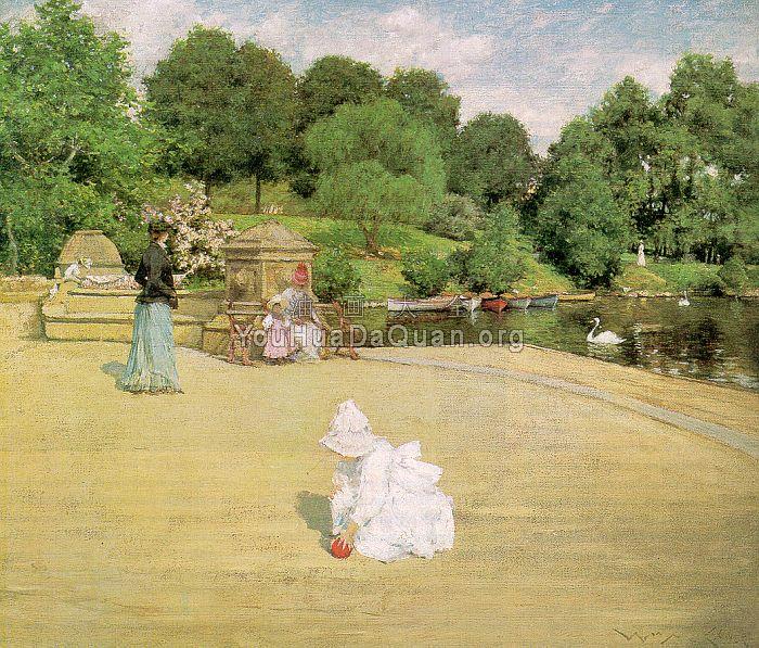 Early Morning Stroll - 威廉·梅里特·查斯